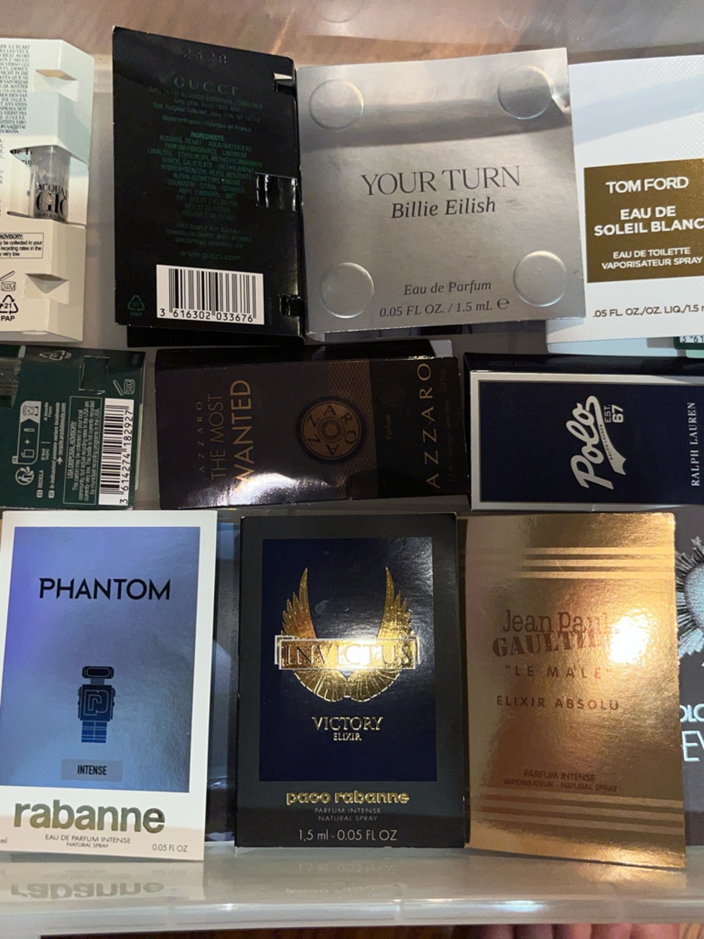 Assorted men’s Designer Fragrance testers 13 pieces (all unused/untested)